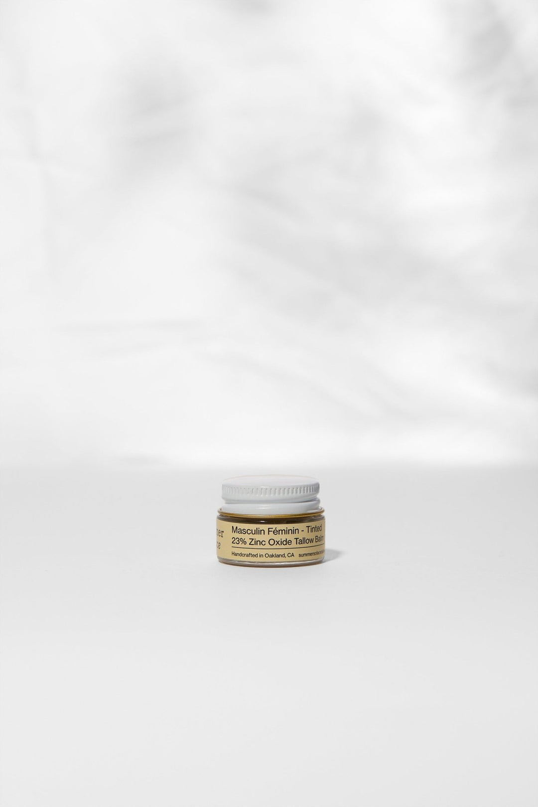 Summer Solace Tallow - 23% Non - Nano Zinc Tinted Tallow Balm | Scented - SPF