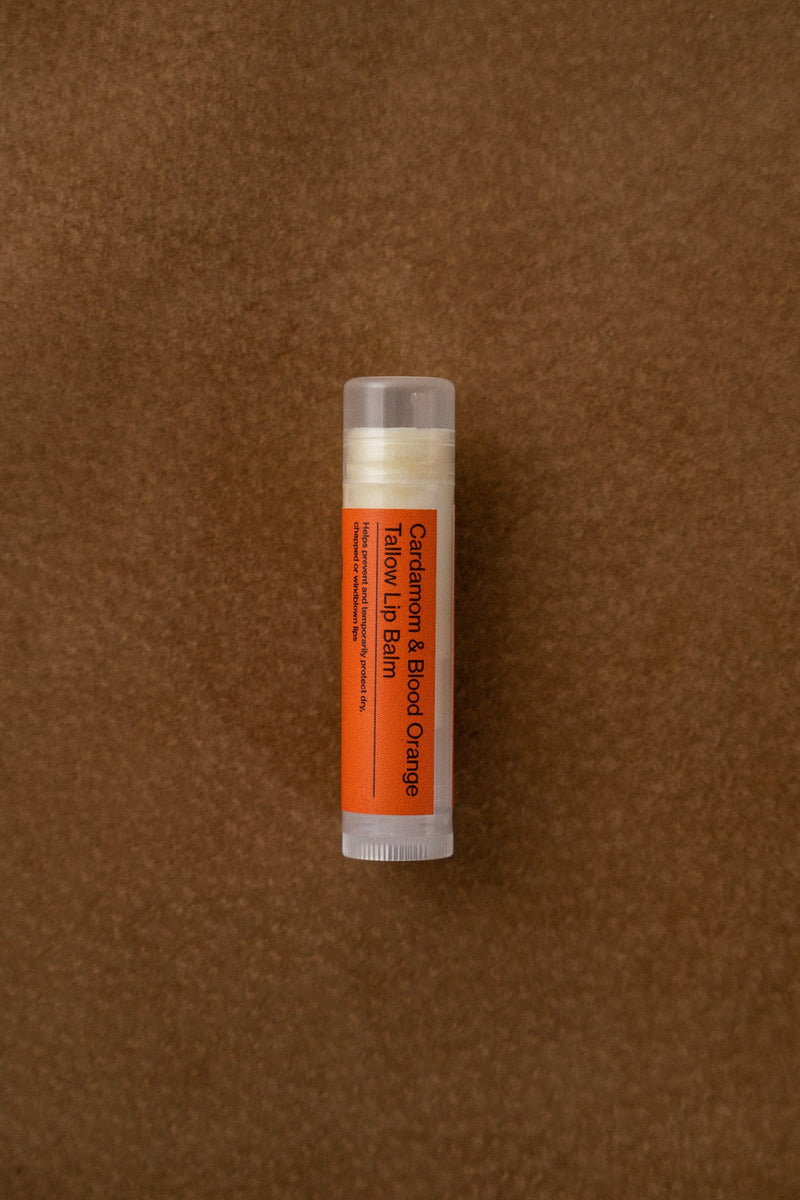 Summer Solace | Cardamom & Blood Orange Tallow Lip Balm – Summer