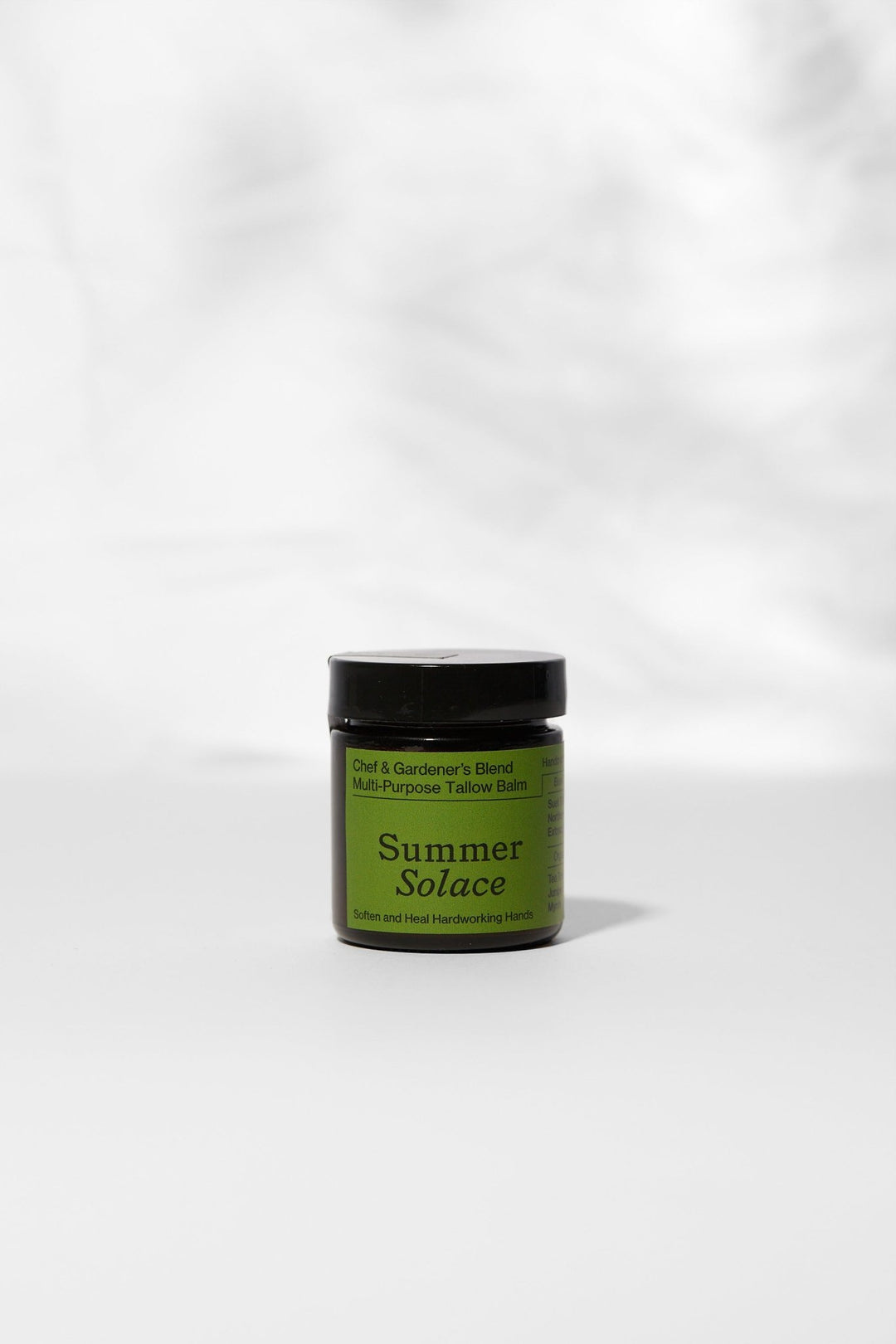 Summer Solace Tallow - Chef & Gardener’s Healing Balm – Rosemary, Myrrh & Tea Tree - Tallow Balm