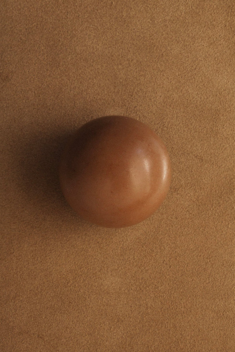 Summer Solace Tallow - Desert Rose Red Clay Sphere Soap - Regenerative Tallow® - Tallow Soap
