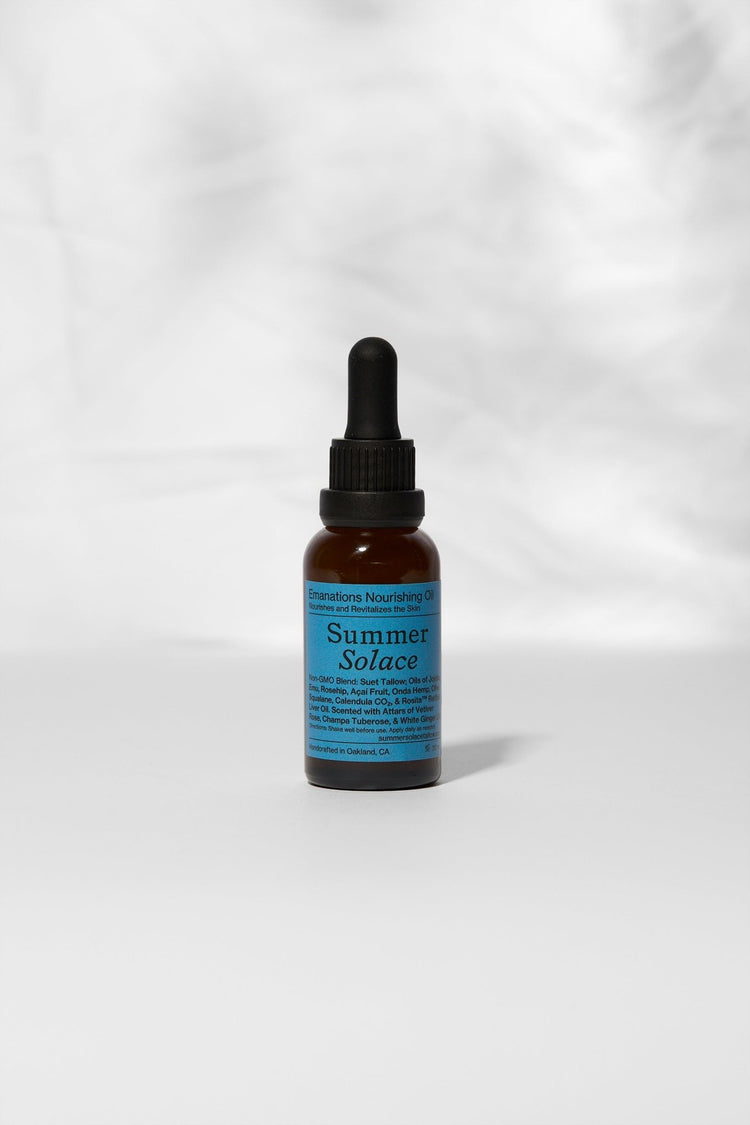 Summer Solace Tallow - Emanations Profound Face & Hair Oil – Deeply Nourishing | Champa, Tuberose & White Ginger Lily