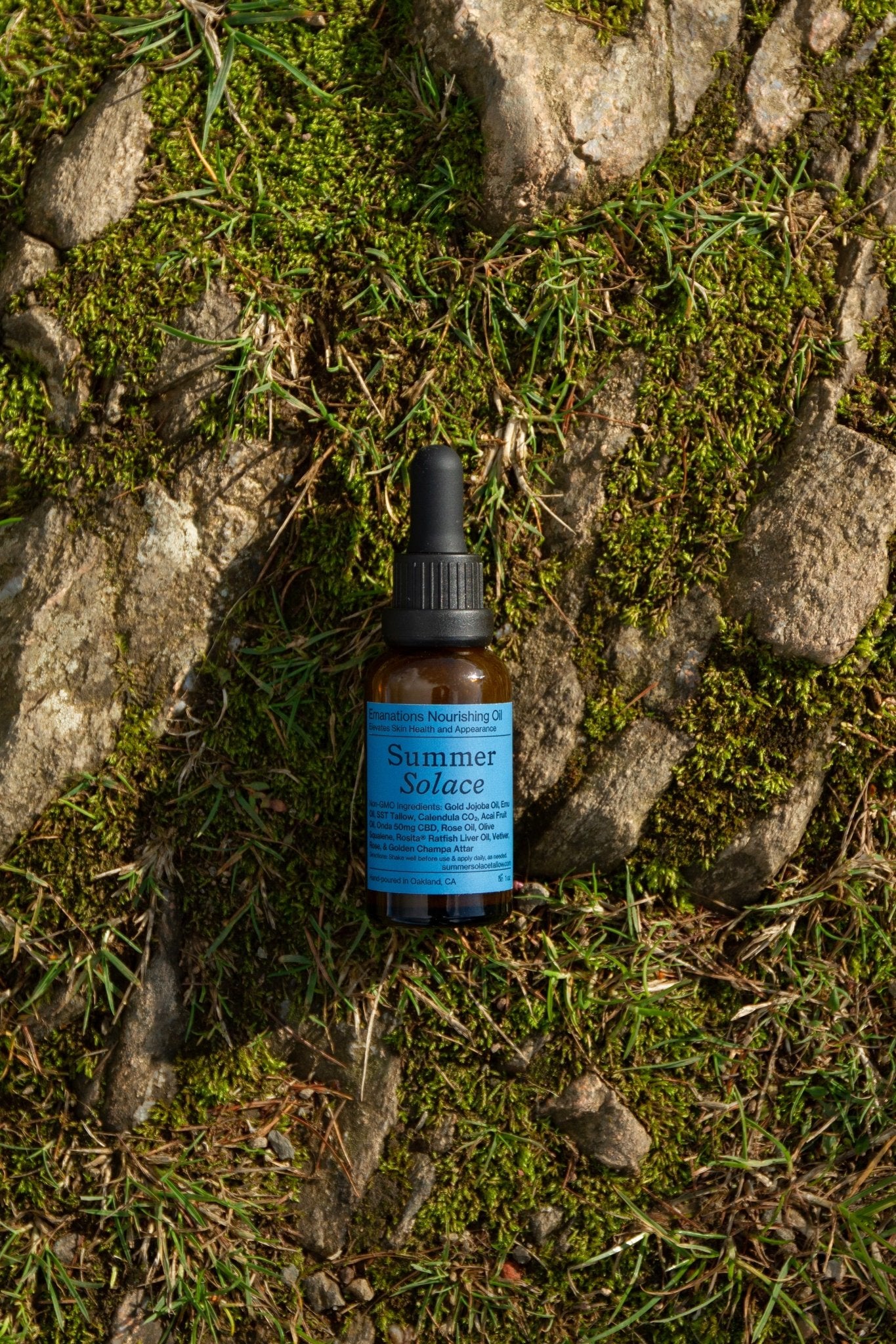 Summer Solace Tallow - Emanations Profound Face & Hair Oil – Deeply Nourishing | Champa, Tuberose & White Ginger Lily