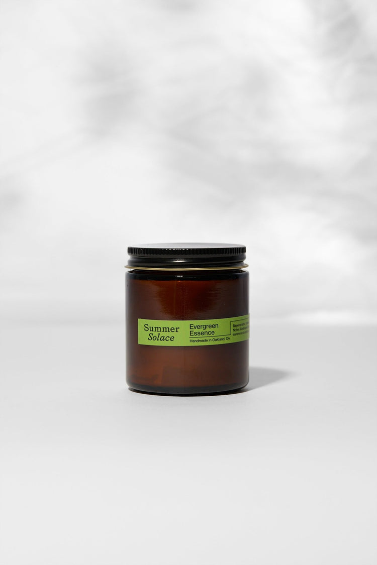 Summer Solace Tallow - Evergreen Essence – Travel Candle | Cedar & Oakmoss - Tallow Candle