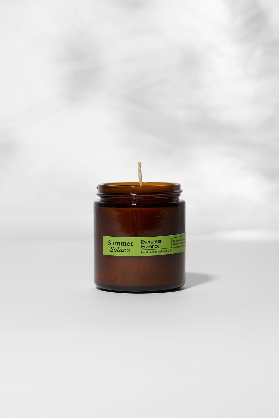 Summer Solace Tallow - Evergreen Essence – Travel Candle | Cedar & Oakmoss - Tallow Candle