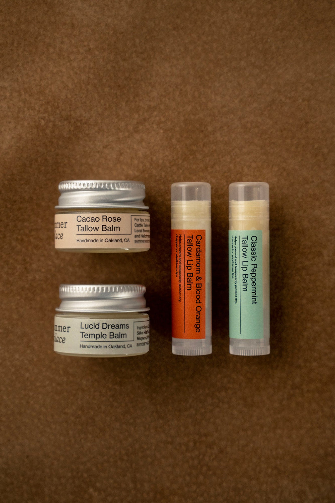 Summer Solace Tallow - Lip Care Collection - Regenerative Tallow® - Gift Sets