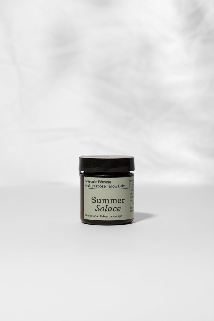 Summer Solace Tallow - Masculin Féminin Tallow Balm – Frankincense, Patchouli & Hinoki Wood - Tallow Balm