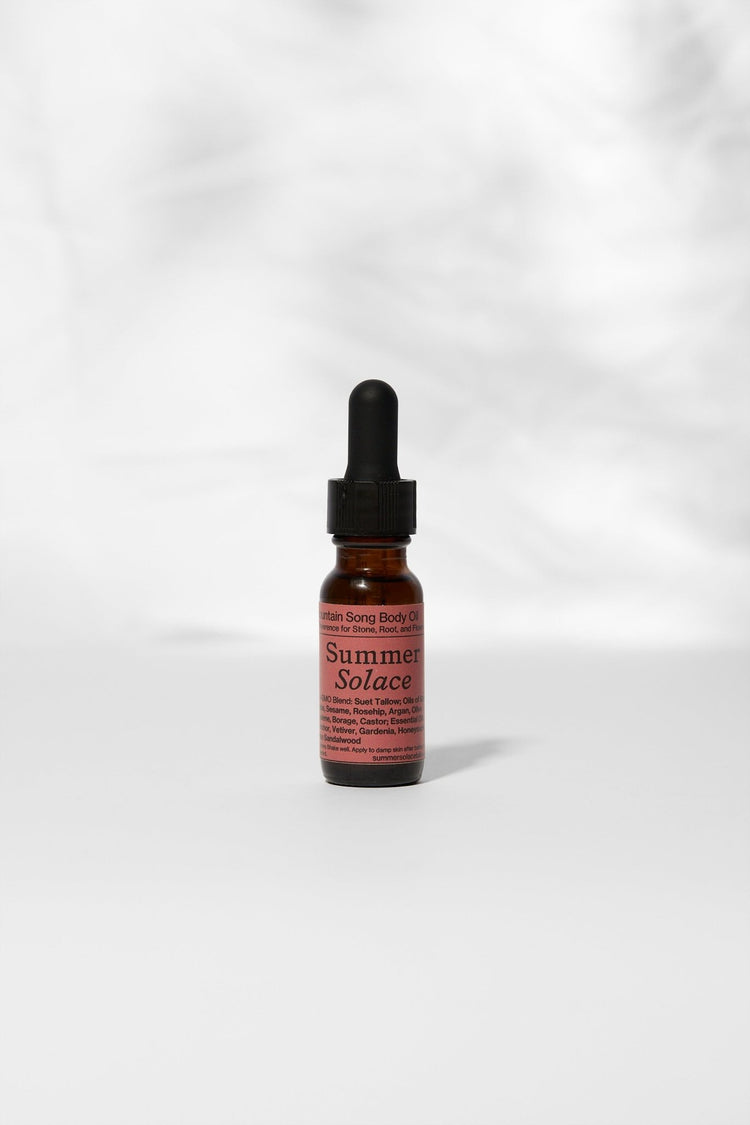 Summer Solace Tallow - Mountain Song: Body and Hair Oil – Tallow - Based Botanical Infusion (Limited Edition) - Face and Hair Oil