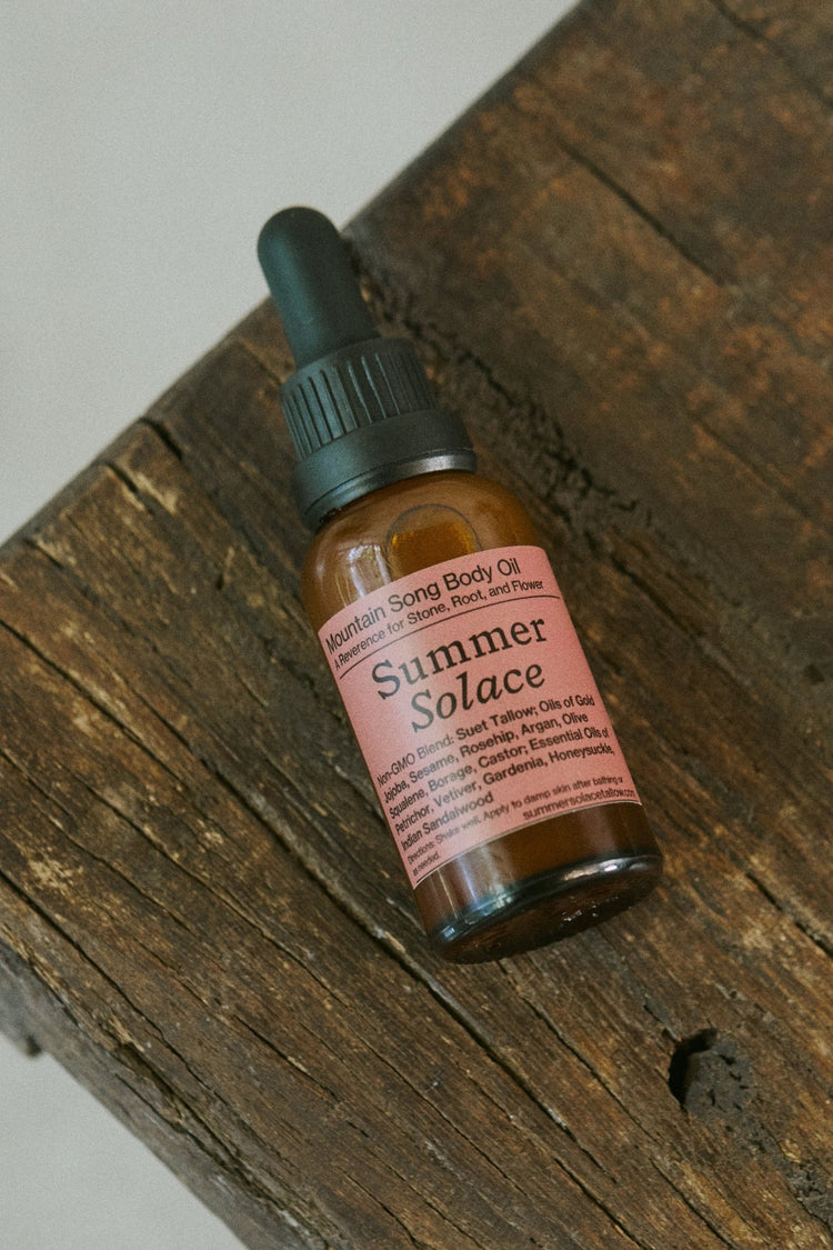 Summer Solace Tallow - Mountain Song Body Oil – Tallow - Based Botanical Infusion - NEW LIMITED EDITION! - Face and Hair Oil