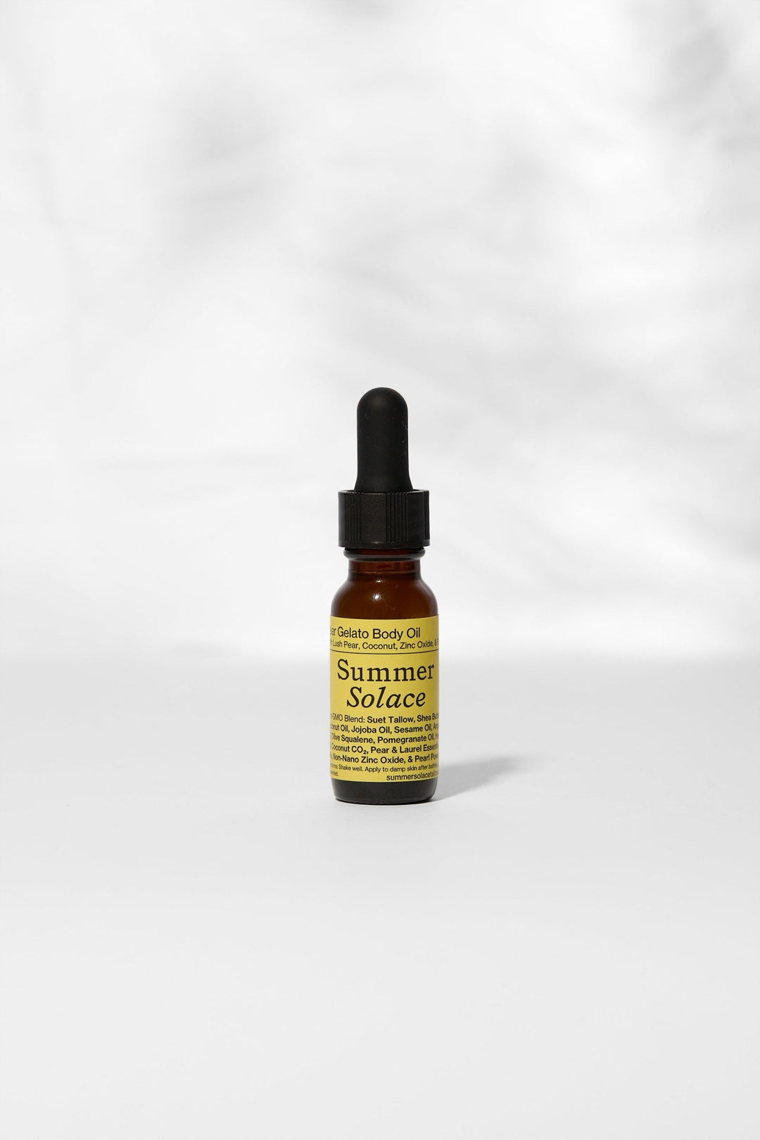 Summer Solace Tallow - Pear Gelato Body Oil – Zinc and Pearl Extract (Limited Edition) - Face and Hair Oil