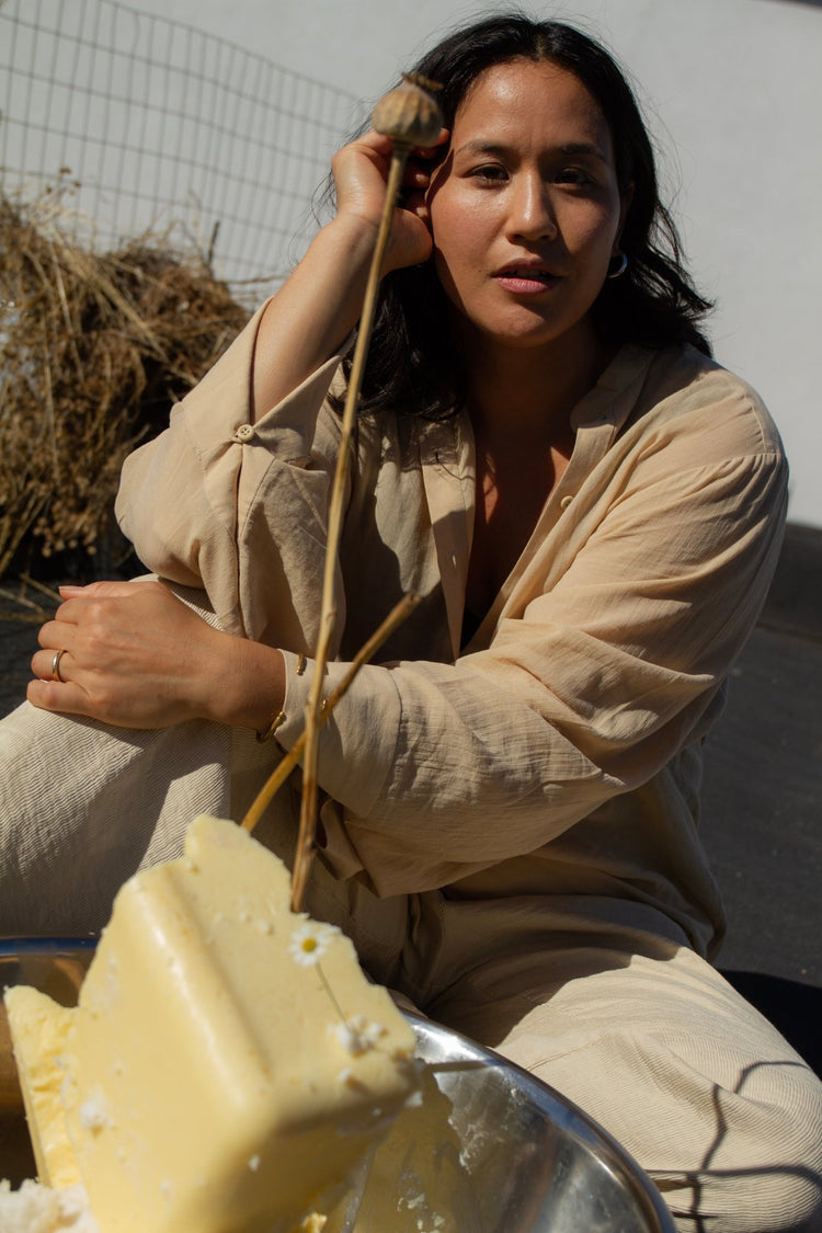 Summer Solace Tallow - Sacred Scents Spiritual Balm – Clary Sage, Fennel & Tulsi Holy Basil - Tallow Balm