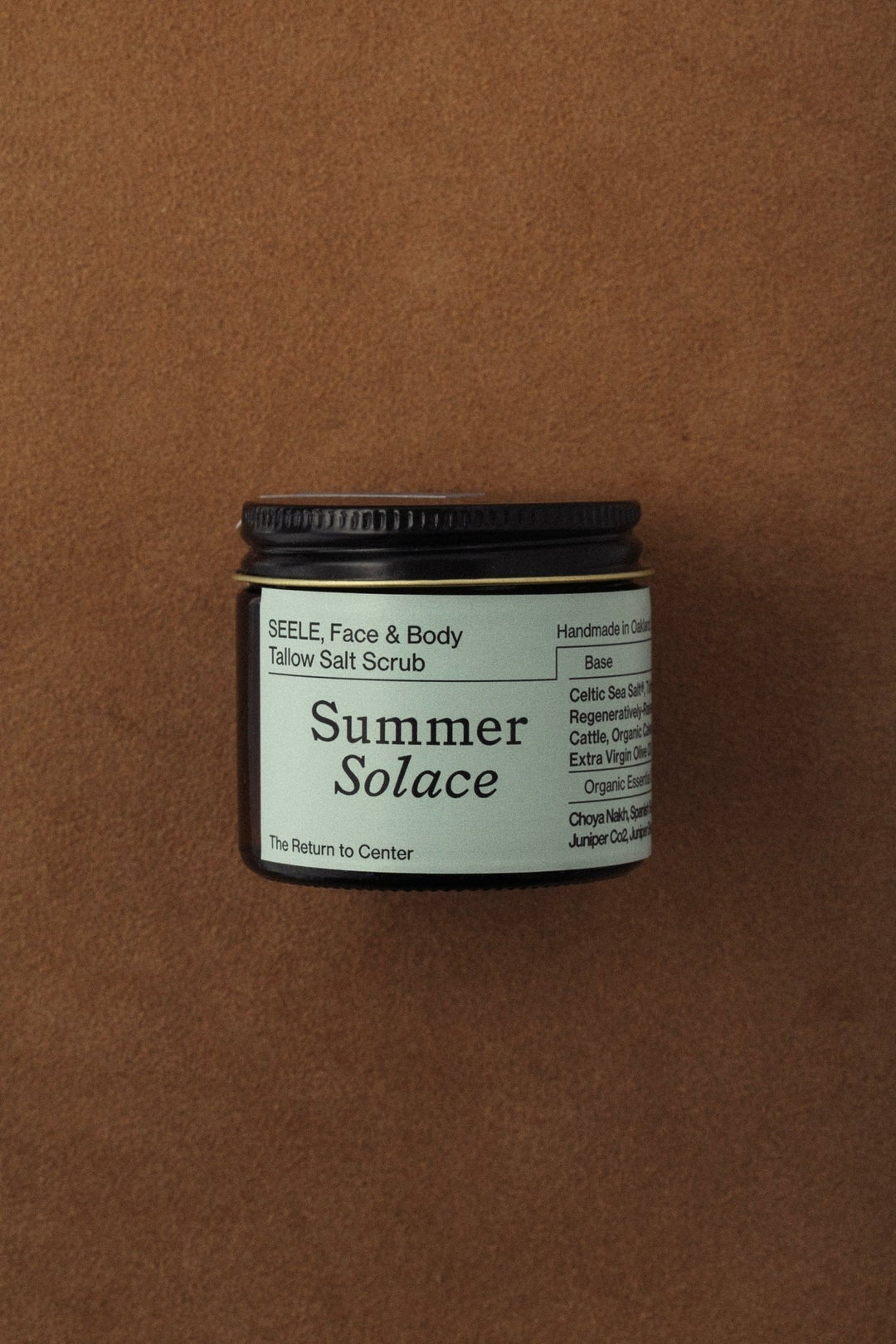Summer Solace Tallow - SEELE Celtic Sea Salt® Scrub - Regenerative Tallow® - Tallow Scrub