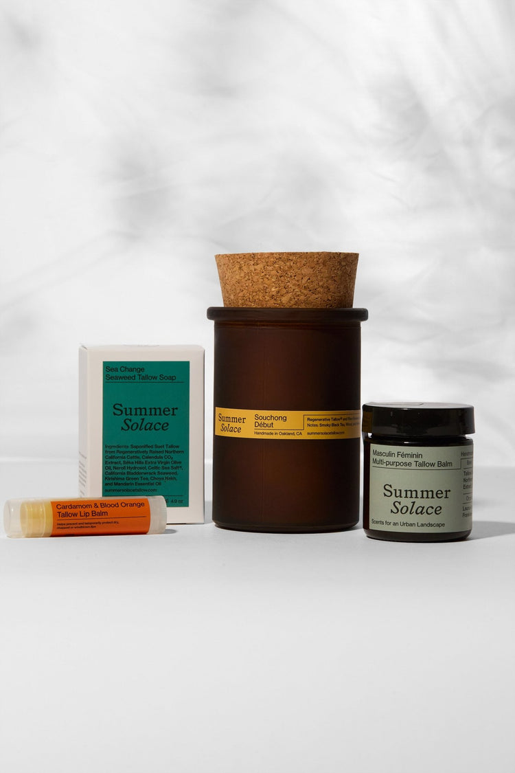 Summer Solace Tallow - The California Collection – Signature Tallow - Based Scents - Gift Sets
