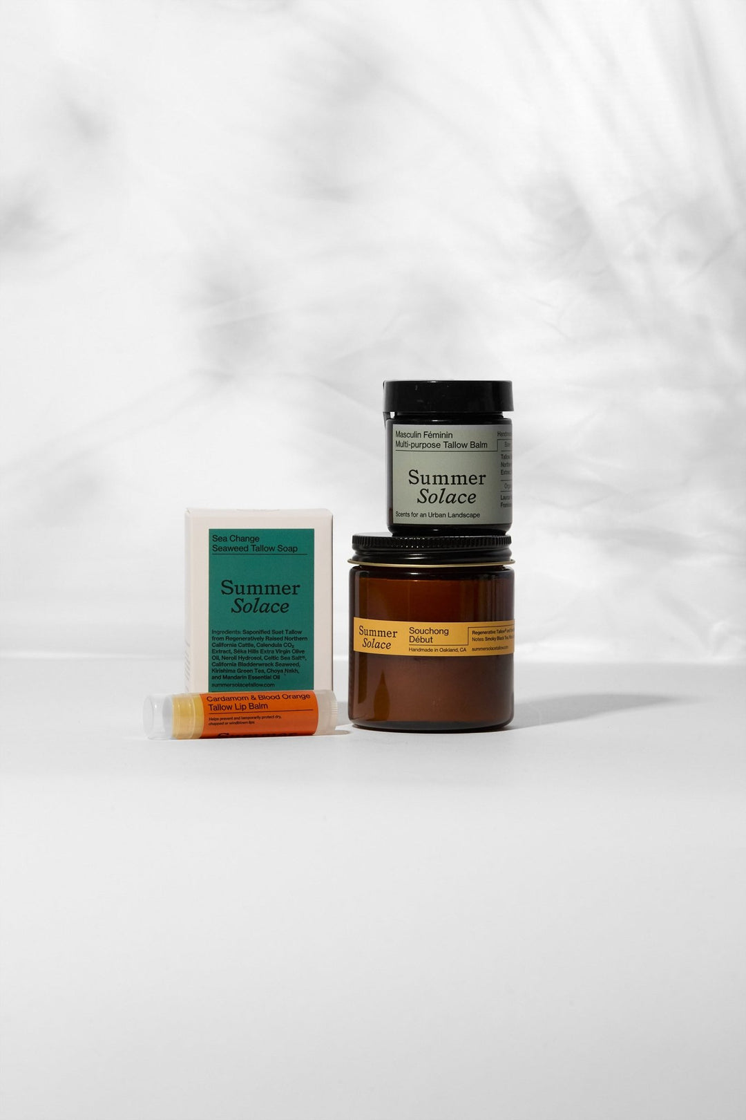 Summer Solace Tallow - The California Collection – Signature Tallow - Based Scents - Gift Sets