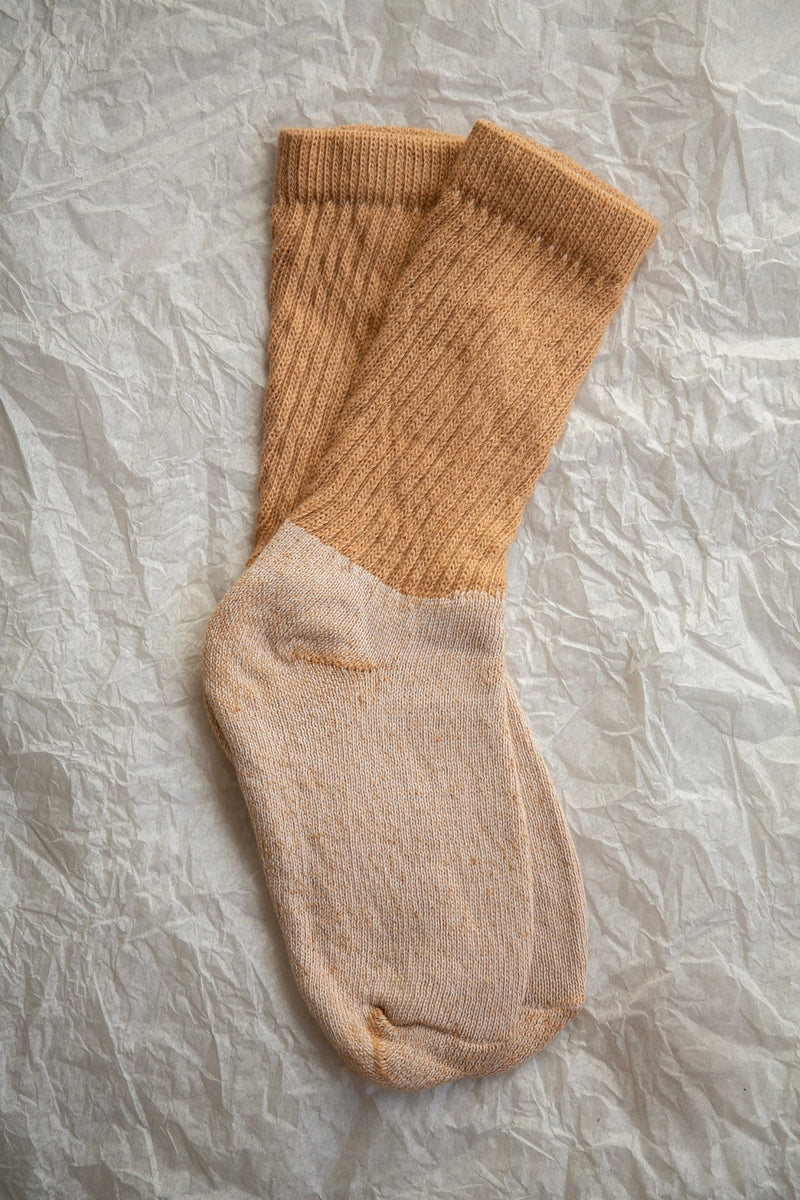 OCC Brown Ankle Socks Organic Cotton Dye and Chemical-free