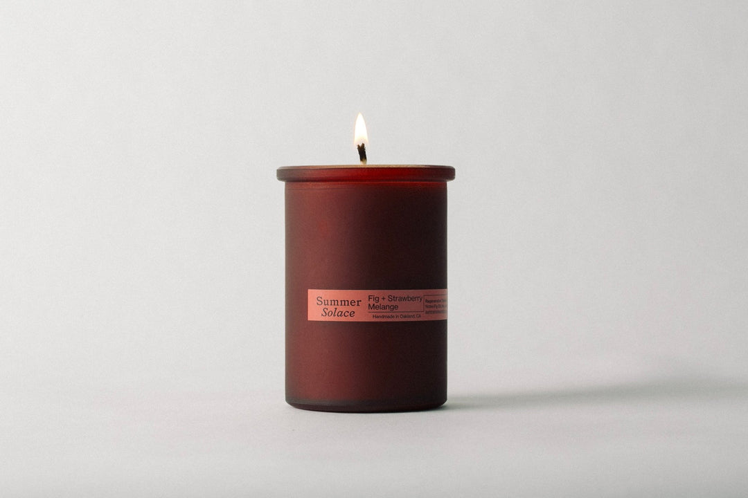 Summer Solace Tallow - Fig and Strawberry Melange Candle - Regenerative Tallow™ - Candle