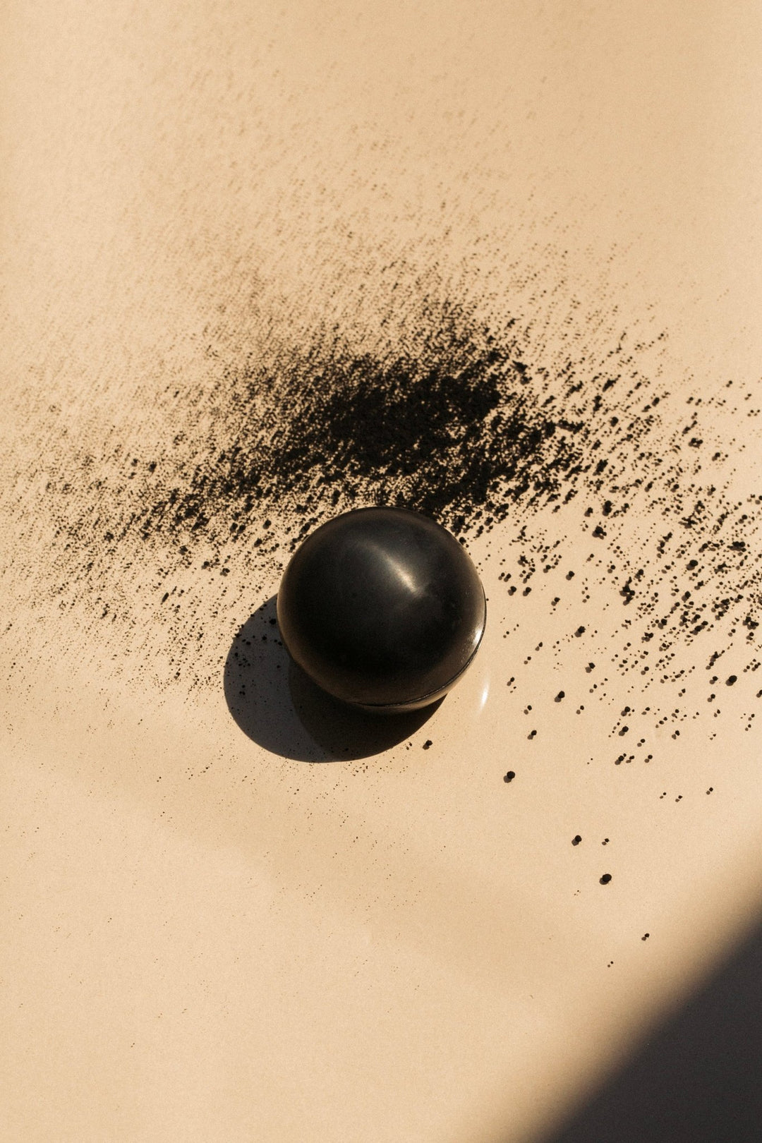 Summer Solace Tallow - Gardeners Activated Charcoal Sphere Soap - Regenerative Tallow™ - Soap