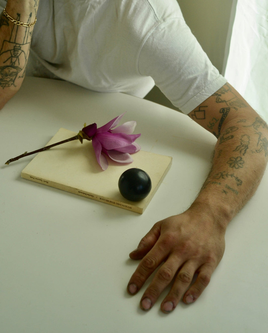 Summer Solace Tallow - Gardeners Activated Charcoal Sphere Soap - Regenerative Tallow™ - Soap