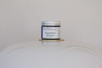 Summer Solace Tallow - 23% Non - Nano Zinc Tallow Balm | Pure Unscented - SPF