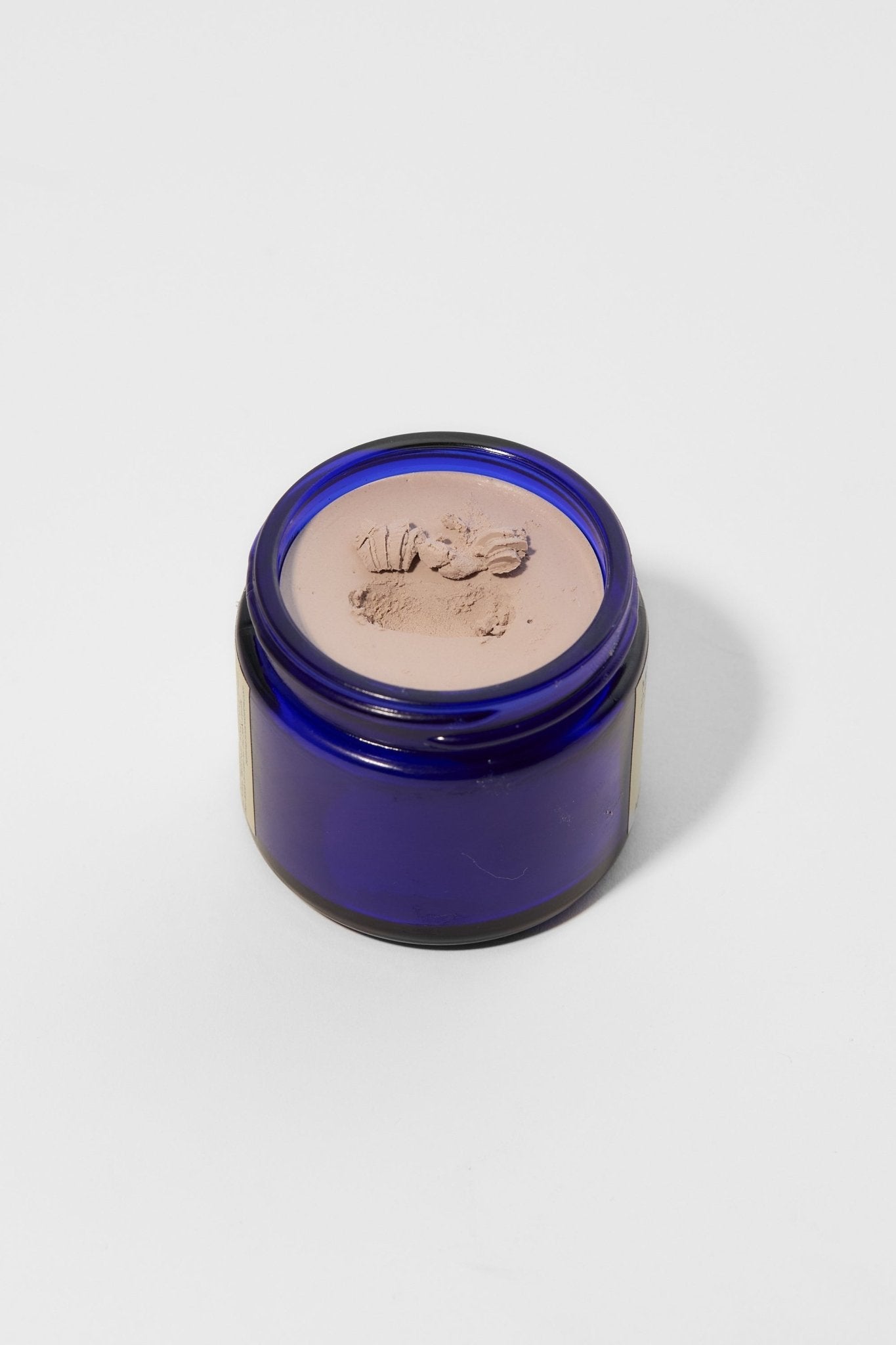Tinted zinc tallow balm showing natural mineral tint