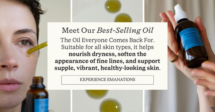 Free .5oz Emanations Oil on $200+ ($40 Value)