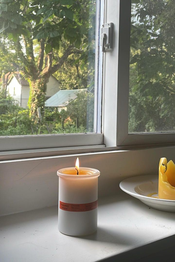 Citronella + Geranium Tallow and Beeswax Candle 6 oz.