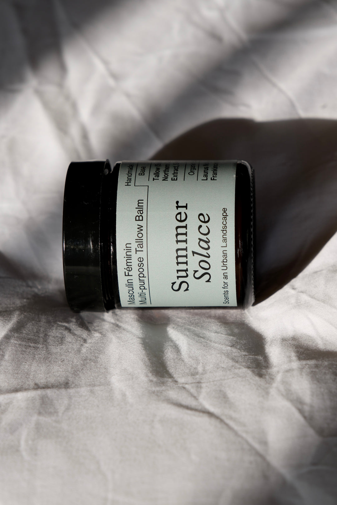 Masculin Féminin Tallow Balm – Frankincense, Patchouli & Hinoki Wood