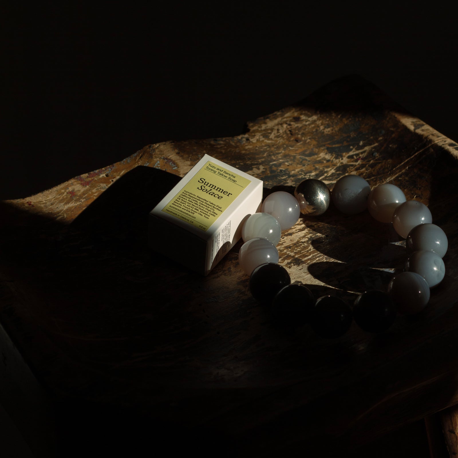 Summer Solace Tallow - Yuzu & Sencha Soap – Invigorating Toning Bar with E3Live® - Tallow Soap