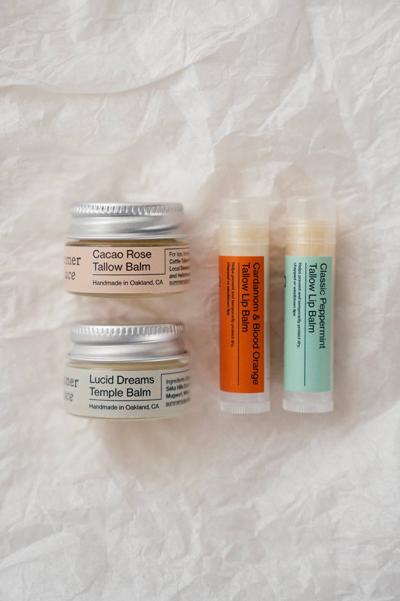 Land to Market™ Verified Lip Care Collection: Regenerative, Multipurpose Nourishment for Lips, Temples & Skin