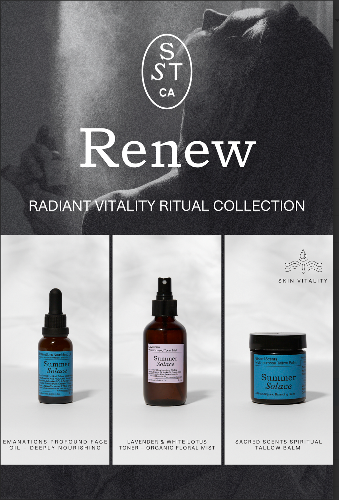 The Radiant Vitality Ritual | Luminous, Restorative & Nourishing Skincare Set for Mature Skin