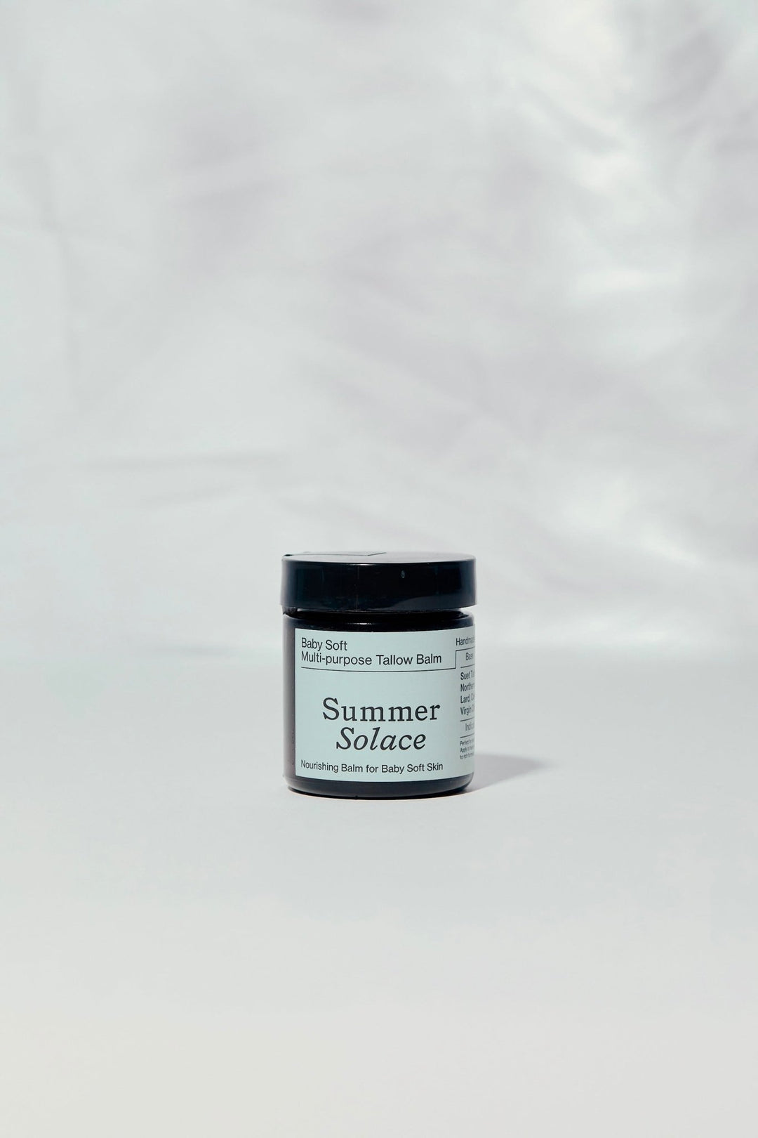 Summer Solace Tallow - Baby Soft Family Balm – Gentle & Nourishing | Unscented, Leaf Lard & Cacao - Tallow Balm