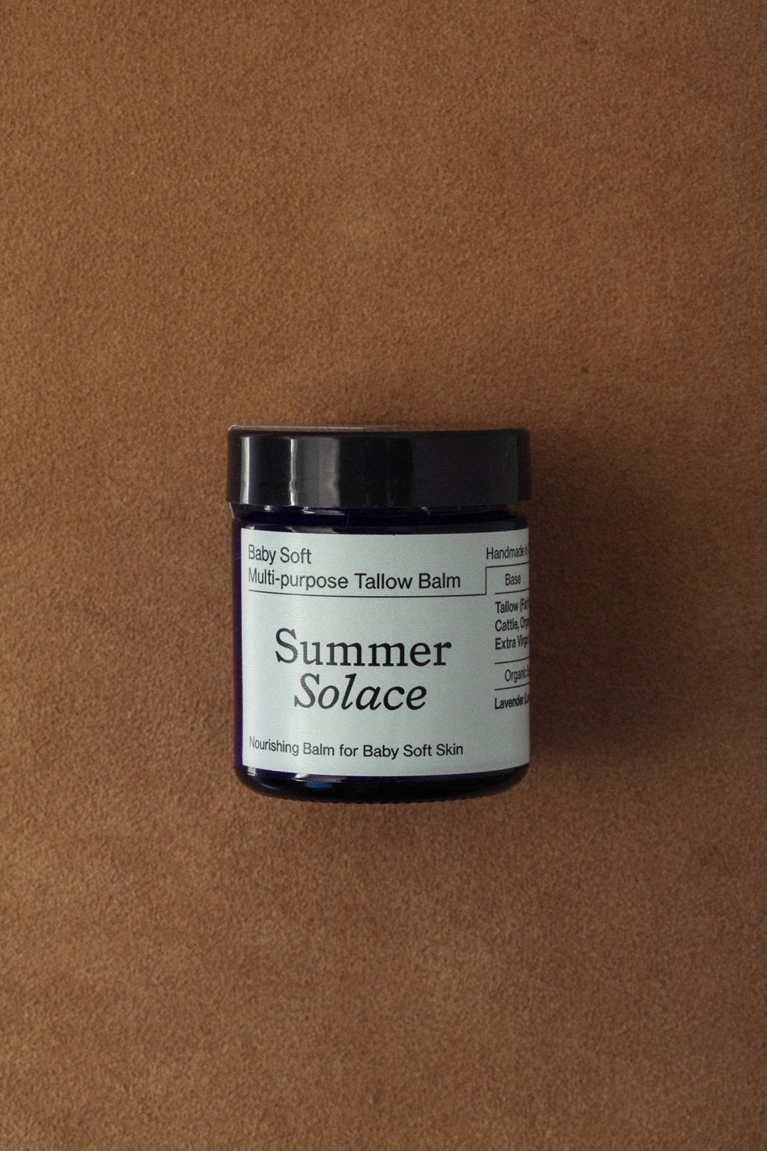 Summer Solace Tallow - Baby Soft Family Balm - Regenerative Tallow® + Pastured Leaf Lard - Balm