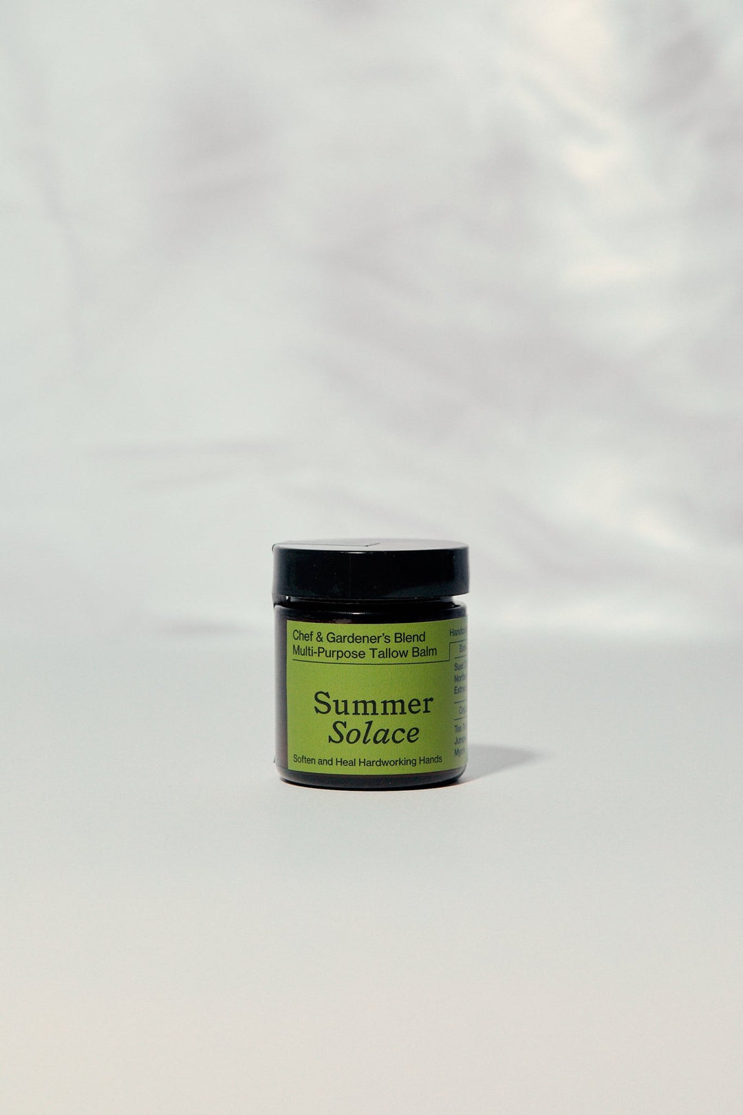 Summer Solace Tallow - Chef & Gardener’s Healing Balm – Rosemary, Myrrh & Tea Tree - Tallow Balm