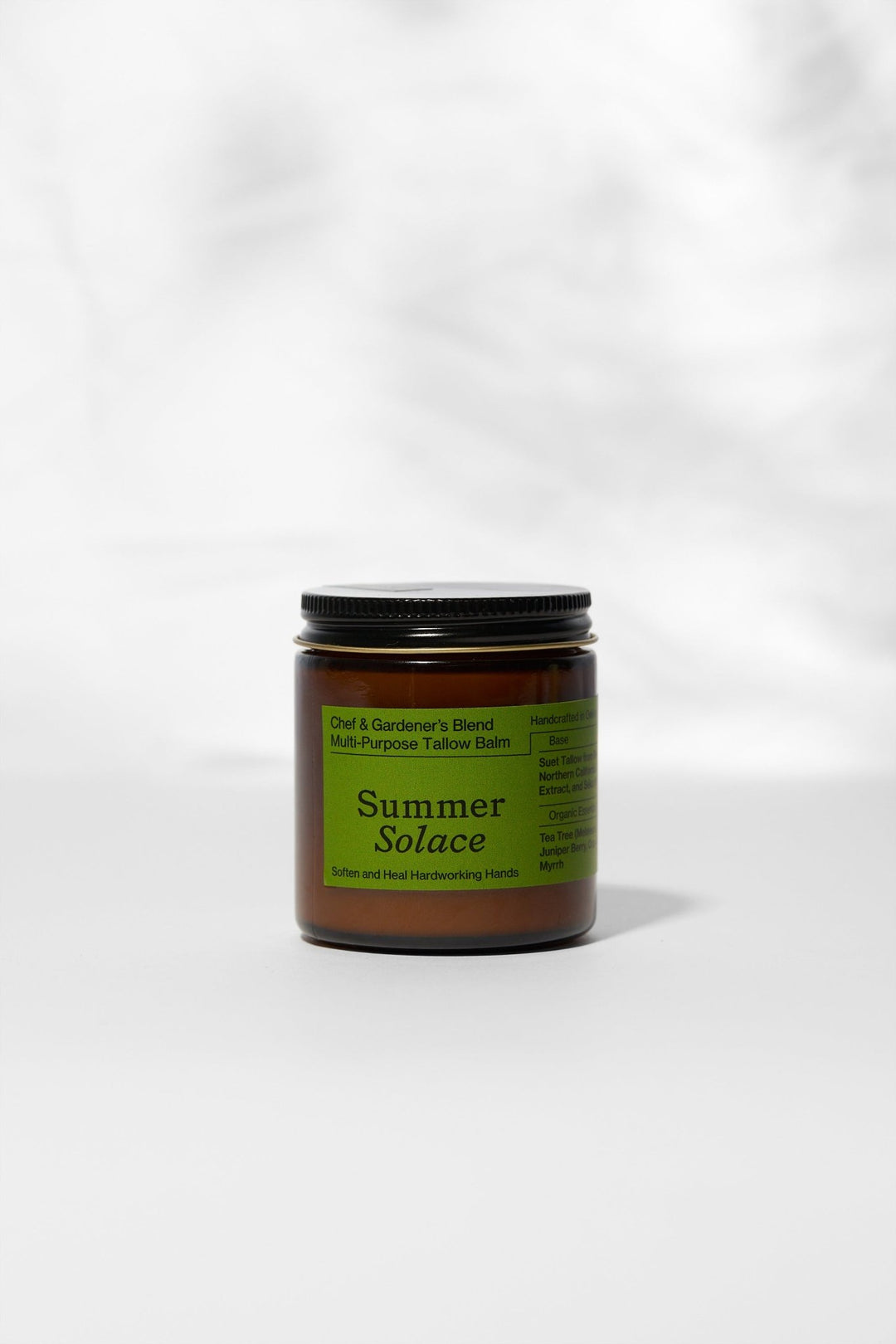 Summer Solace Tallow - Chef & Gardener’s Healing Balm – Rosemary, Myrrh & Tea Tree - Tallow Balm