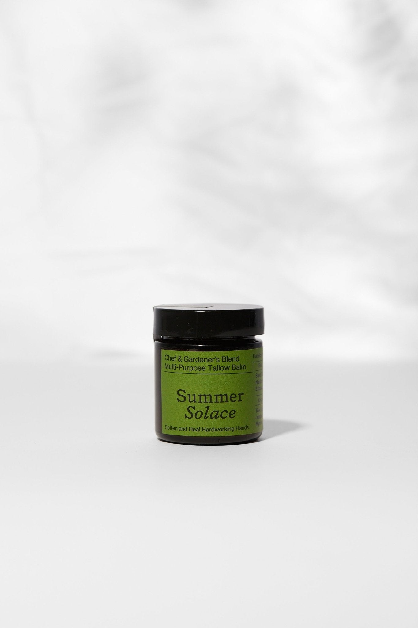 Summer Solace Tallow - Chef & Gardener’s Healing Balm – Rosemary, Myrrh & Tea Tree - Tallow Balm