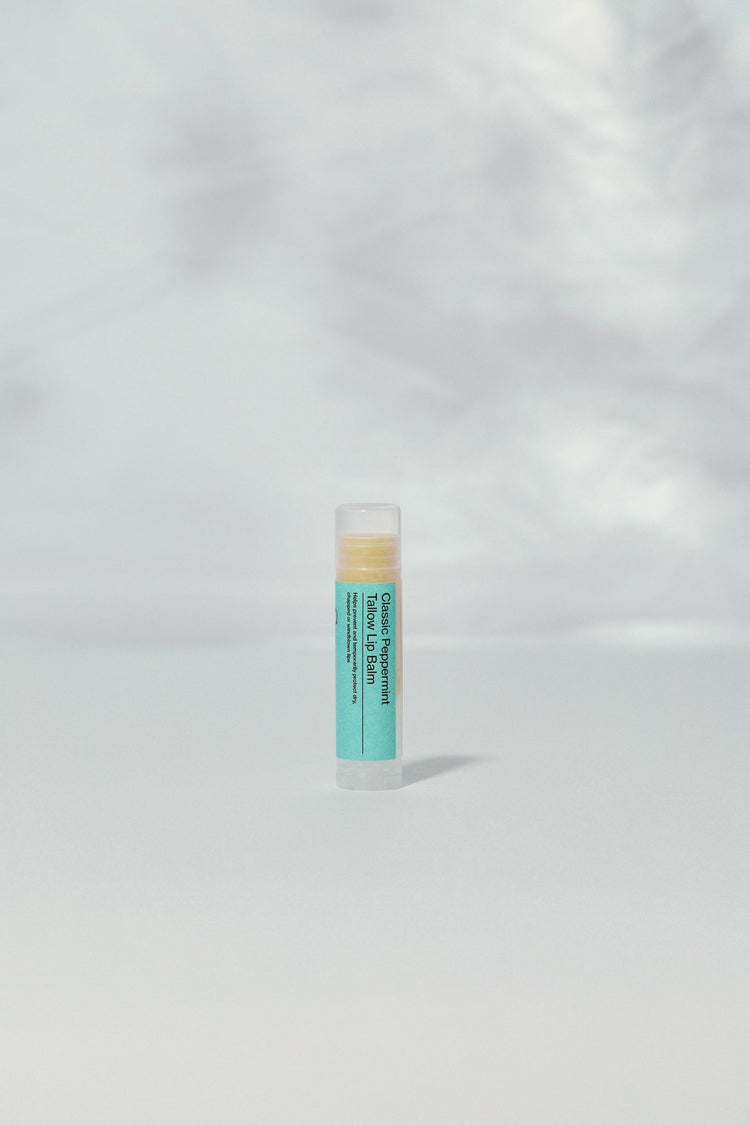 Summer Solace Tallow - Classic Peppermint – Tallow Lip Balm | Cooling Sensation - Tallow Balm