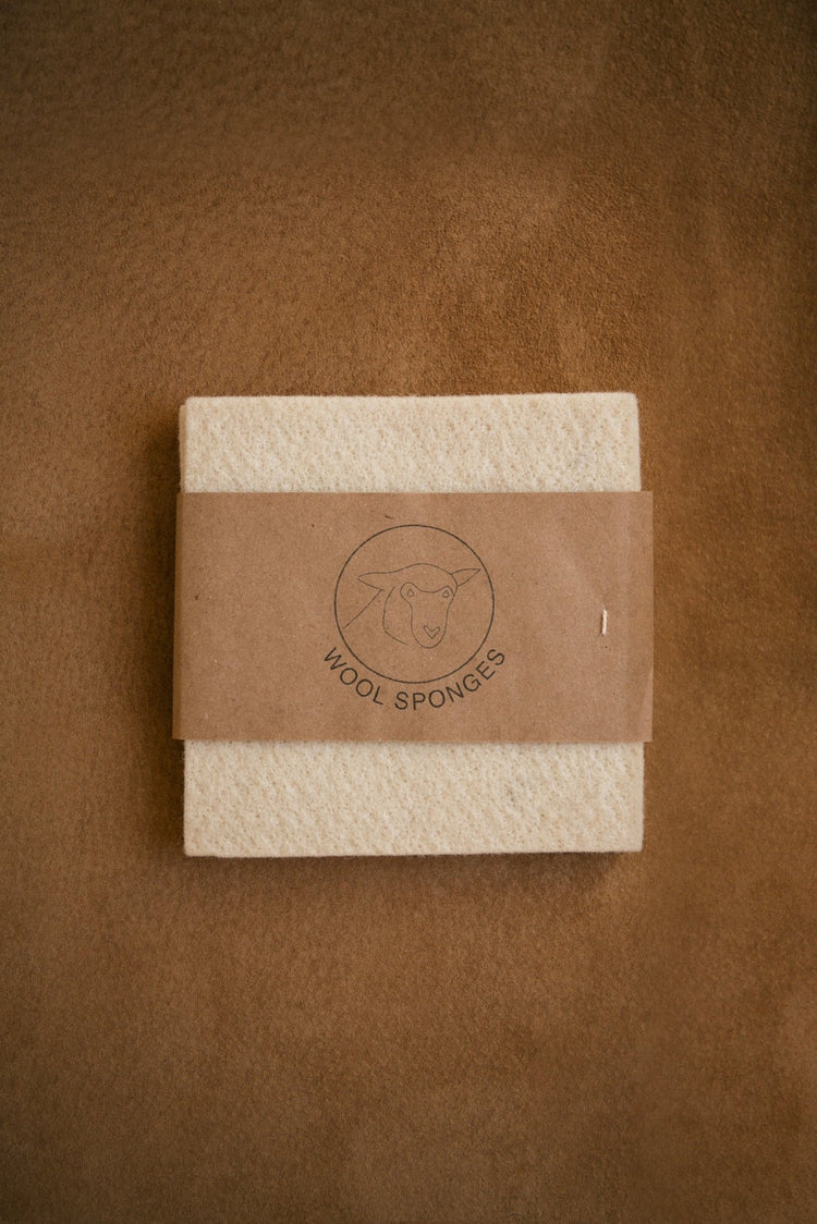 Summer Solace Tallow - Climate Beneficial™ Wool Sponges in Cream - Climate Beneficial Goods