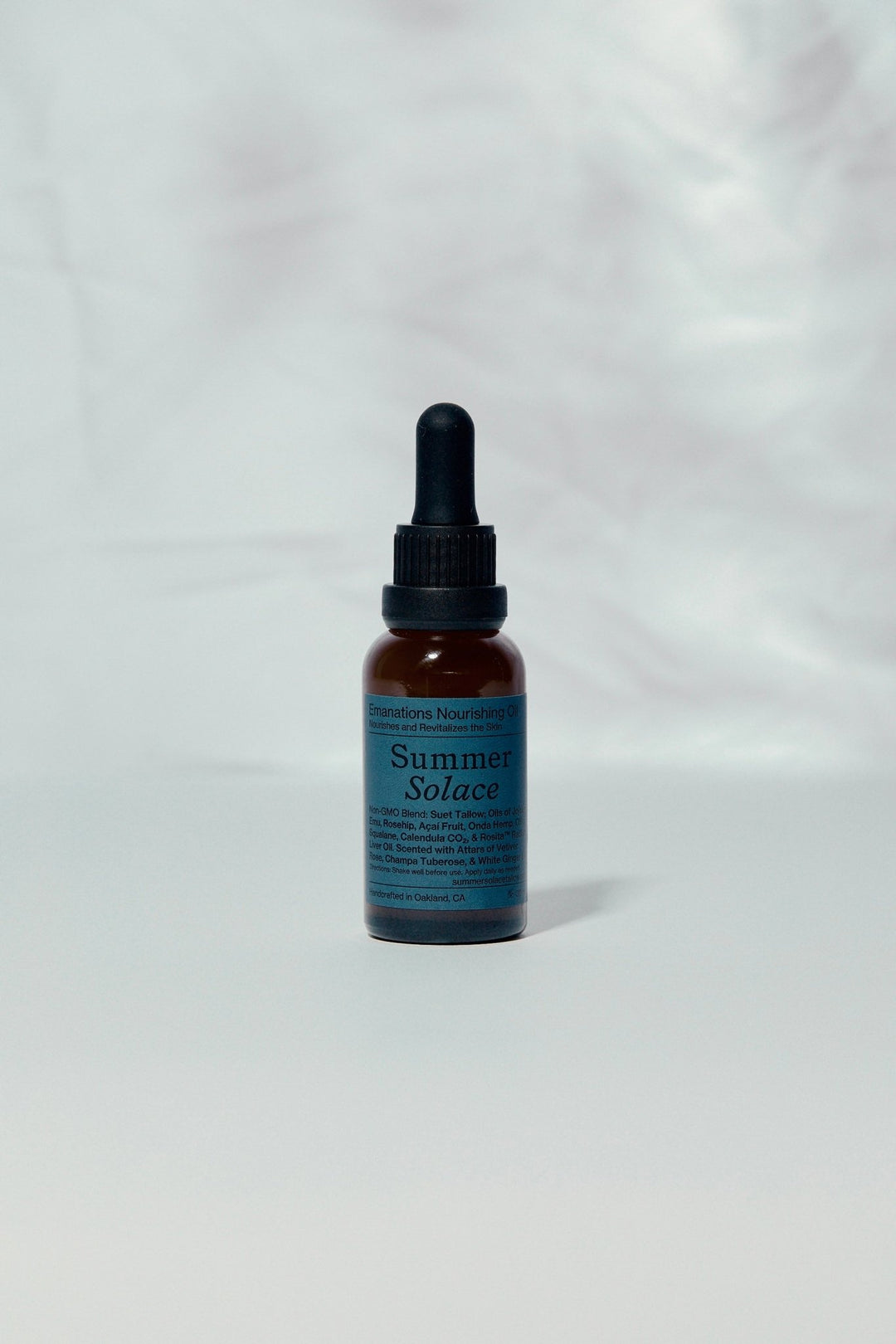 Summer Solace Tallow - Emanations Face Oil – Deeply Nourishing | Champa, Tuberose & White Ginger Lily - Face and Hair Oil