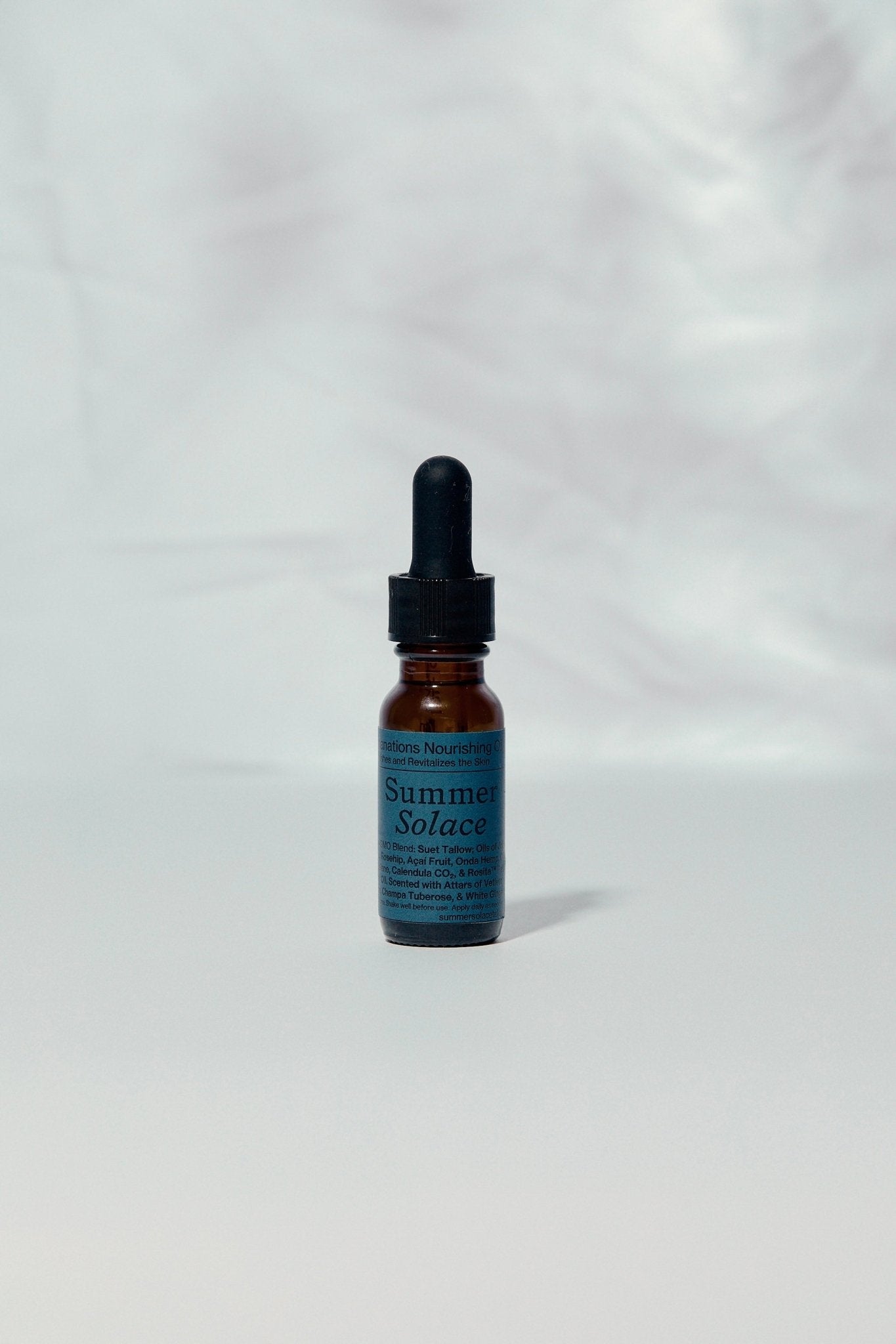 Summer Solace Tallow - Emanations Face Oil – Deeply Nourishing | Champa, Tuberose & White Ginger Lily - Face and Hair Oil