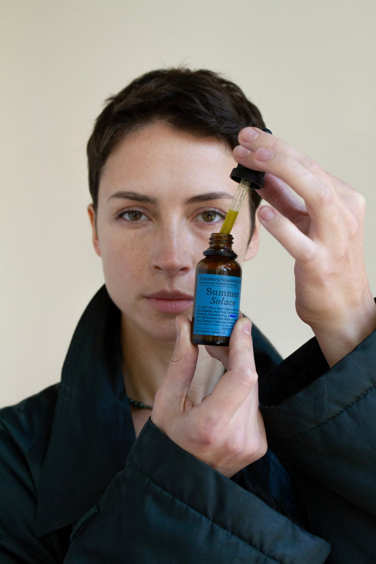 Summer Solace Tallow - Emanations Profound Face Oil – Deeply Nourishing Tallow, Emu Oil, Champa, Tuberose & White Ginger Lily - Face and Hair Oil