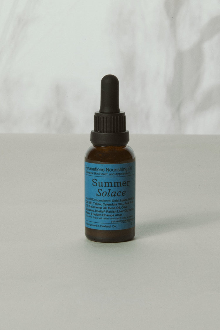 Summer Solace Tallow - Emanations Profoundly Nourishing Face and Hair Oil - Animal - based - Face and Hair Oil