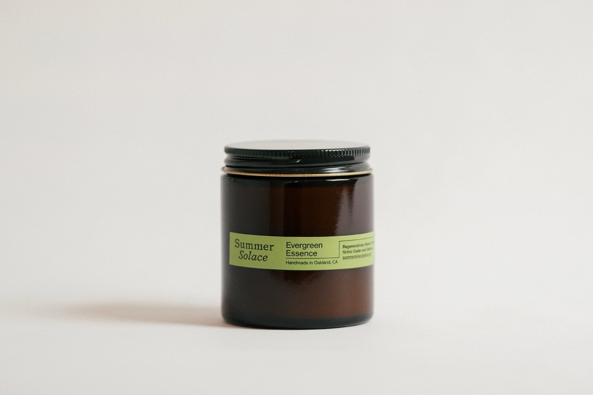 Summer Solace Tallow - Evergreen Essence – Travel Candle | Cedar & Oakmoss - Tallow Candle