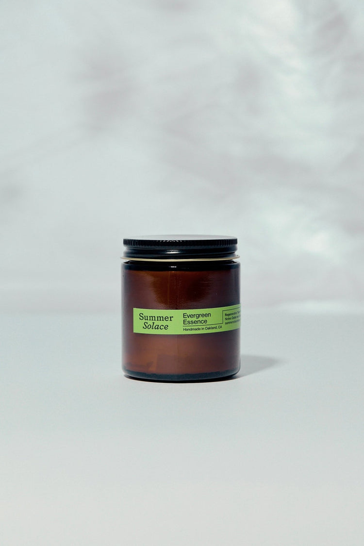 Summer Solace Tallow - Evergreen Essence – Travel Candle | Cedar & Oakmoss - Tallow Candle