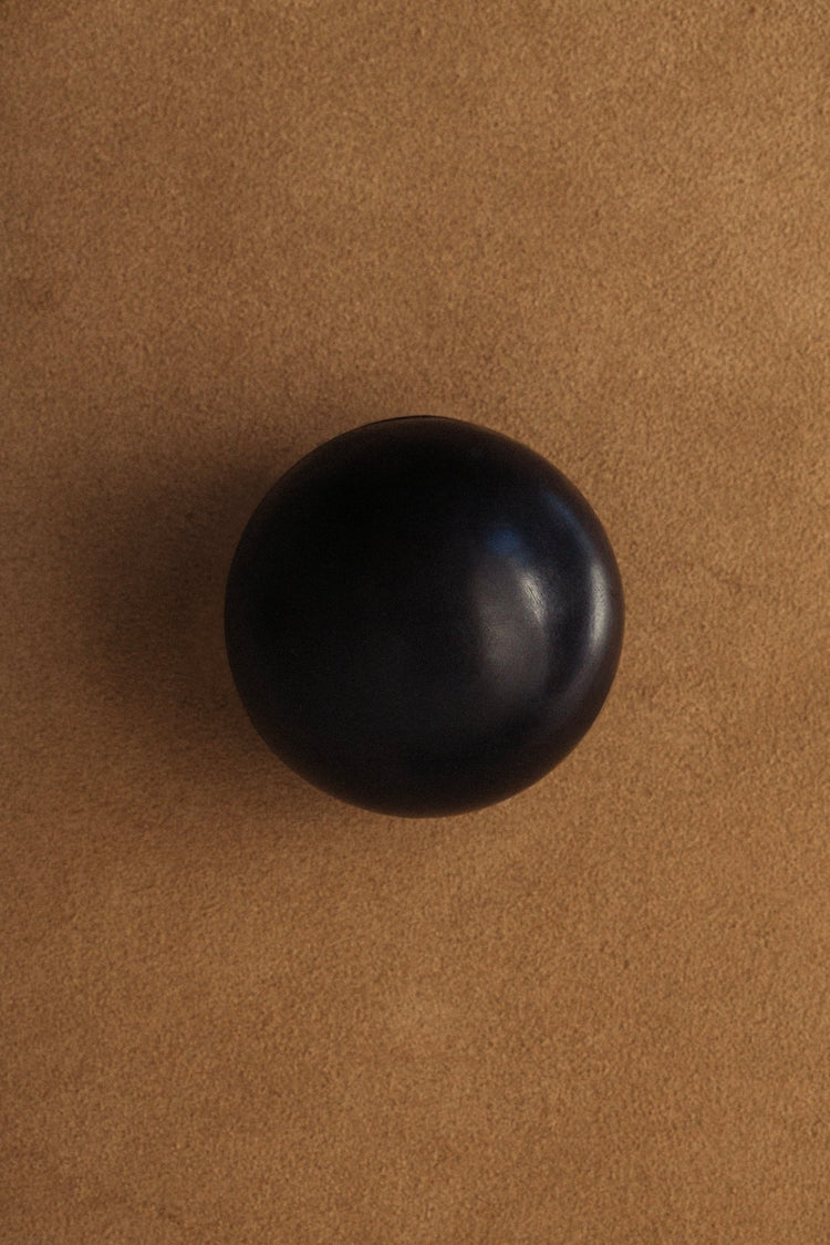 Summer Solace Tallow - Gardeners Activated Charcoal Sphere Soap - Regenerative Tallow® - Tallow Soap