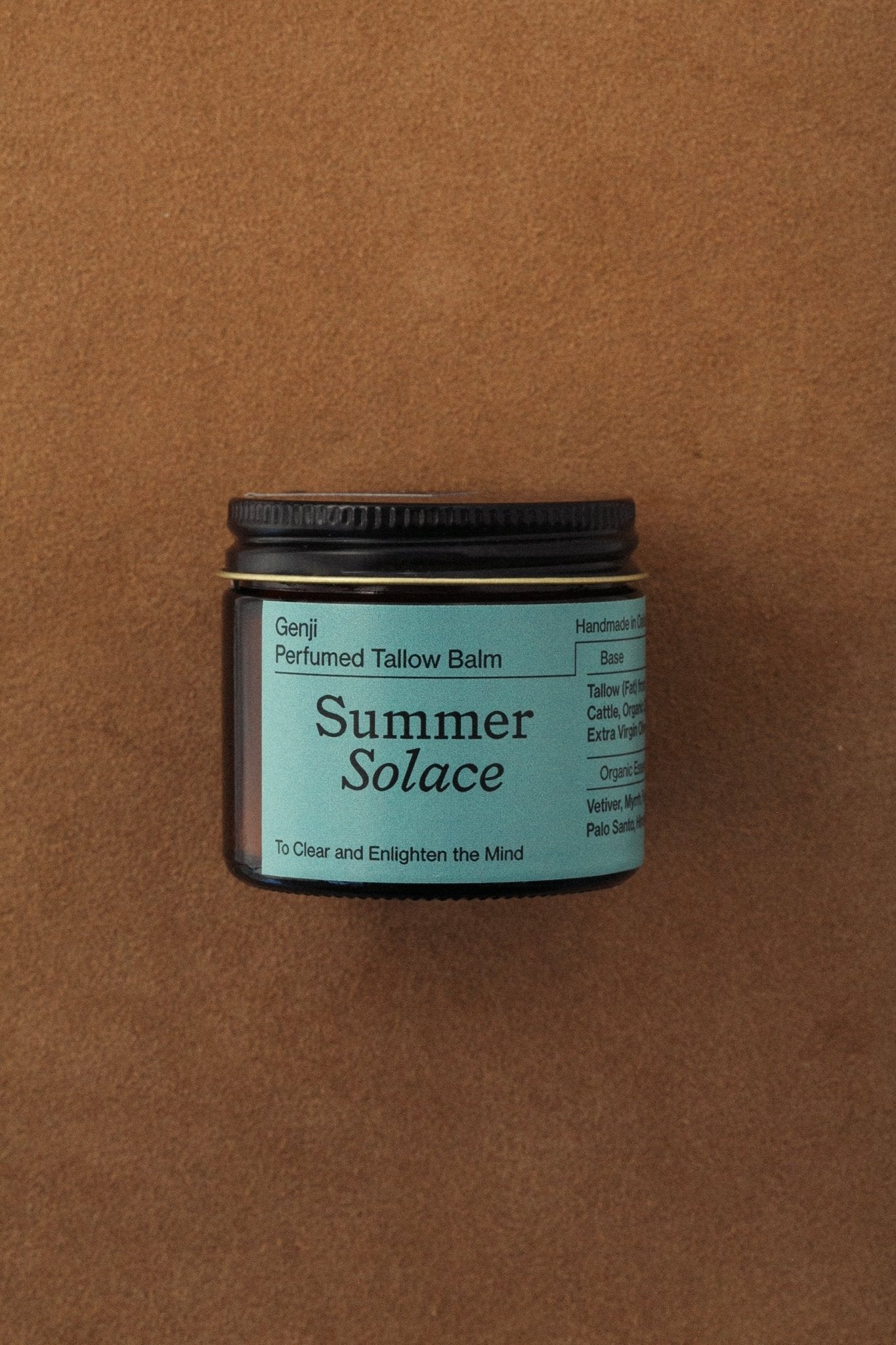 Summer Solace Tallow - Genji Perfumed Balm - Regenerative Tallow® - Tallow Balm