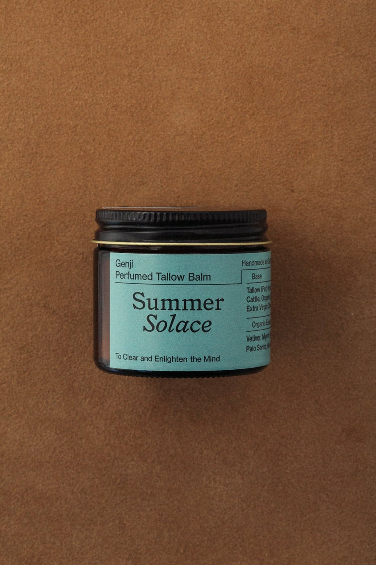Summer Solace Tallow - Genji Perfumed Balm - Regenerative Tallow® - Tallow Balm