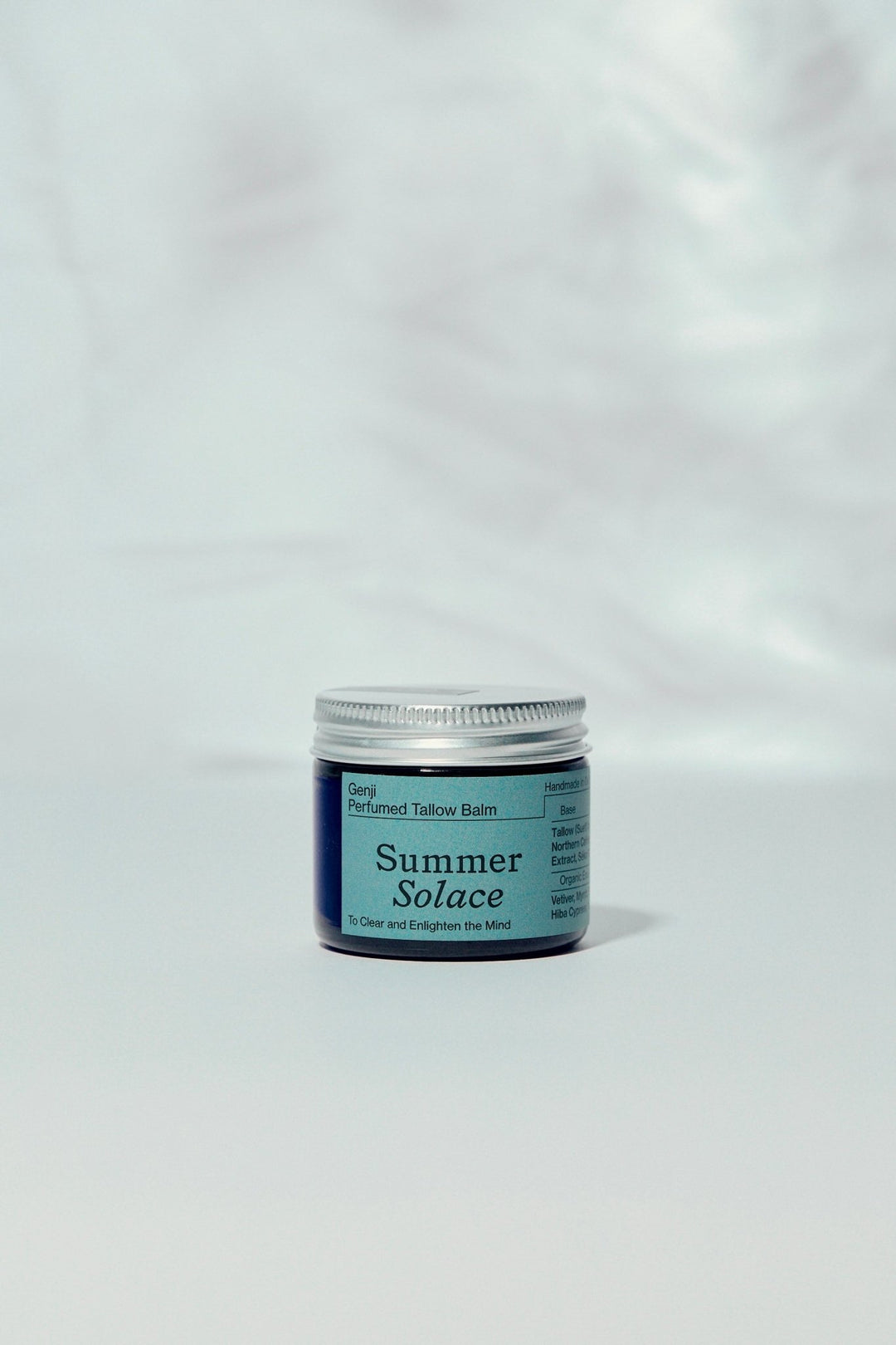 Summer Solace Tallow - Genji –Perfumed Tallow Balm with Vetiver, Apricot & Palo Santo - Tallow Balm