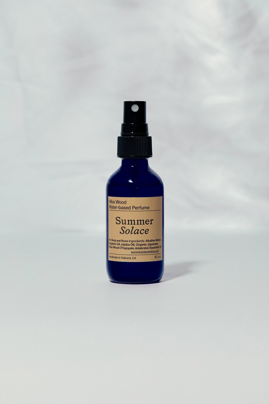 Summer Solace Tallow - Hiba Wood & Red Cedar Leaf – Grounding Perfume Mist (Water - Based, Updated) - Perfume