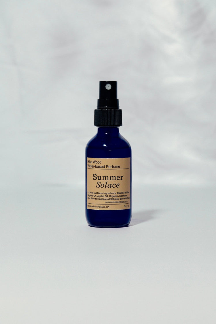 Summer Solace Tallow - Hiba Wood & Red Cedar Leaf – Grounding Perfume Mist (Water - Based, Updated) - Perfume