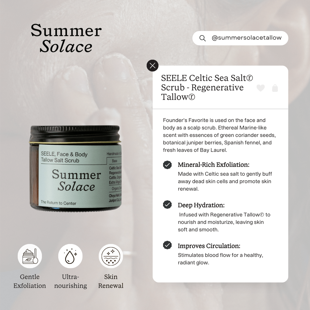 Summer Solace Tallow - Holiday Edit: The Facial Collection - Gift Sets