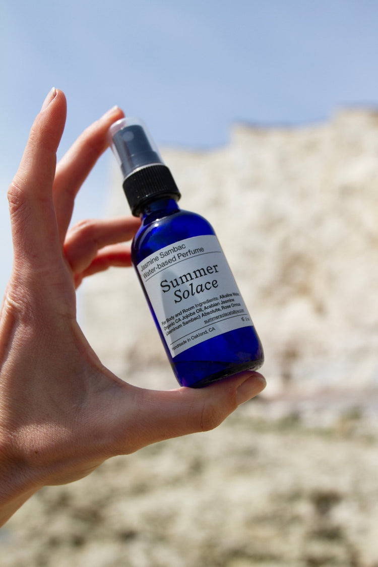 Summer Solace Tallow - Jasmine Sambac + Magnolia Perfume Mist – Alkaline Water-Based - Perfume